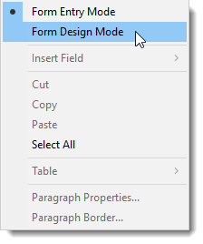 CustomTags - FormDesignMode