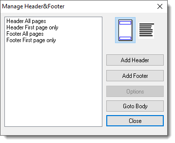 ManageHeaderFooter