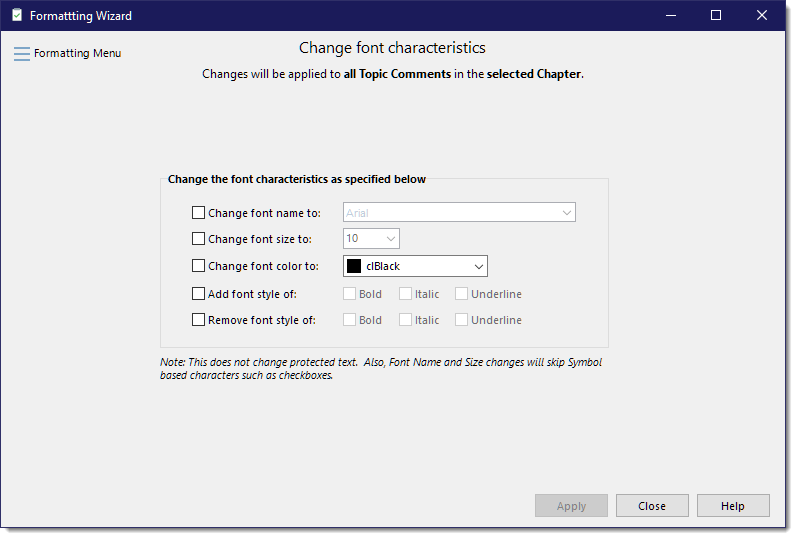 FormattingWizard-ChangeFont