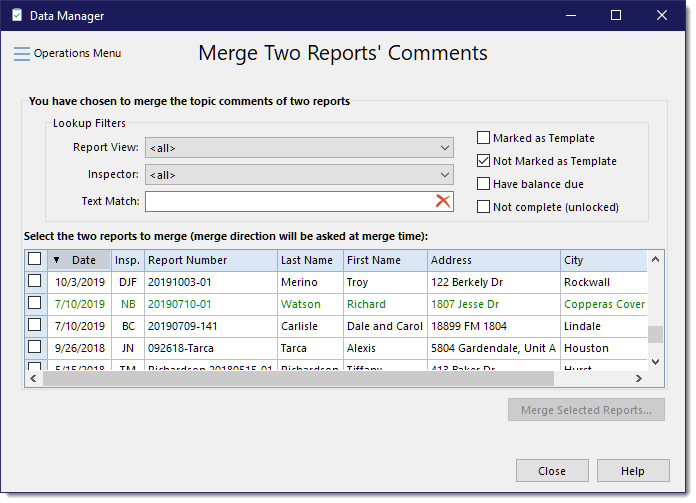 MergeReports