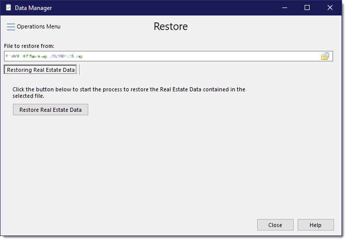 RestoreREData