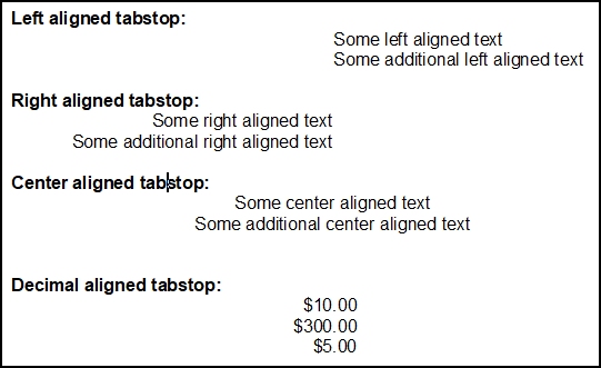 TabstopExamples