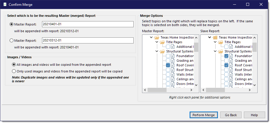 data-manager-merge-two-reports