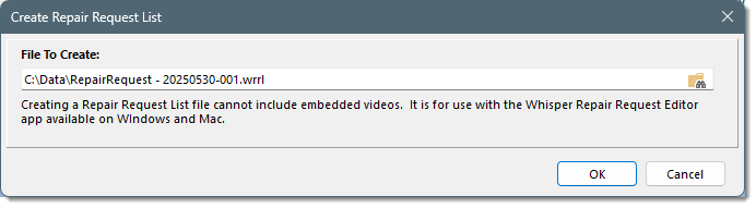 ReportSummary3RepairRequest