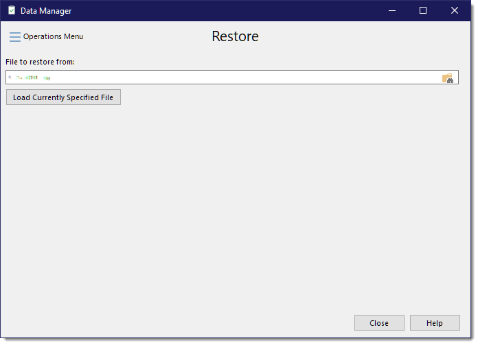 Restore