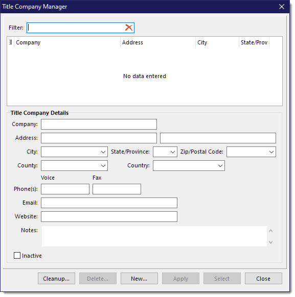 TitleCompanyManager